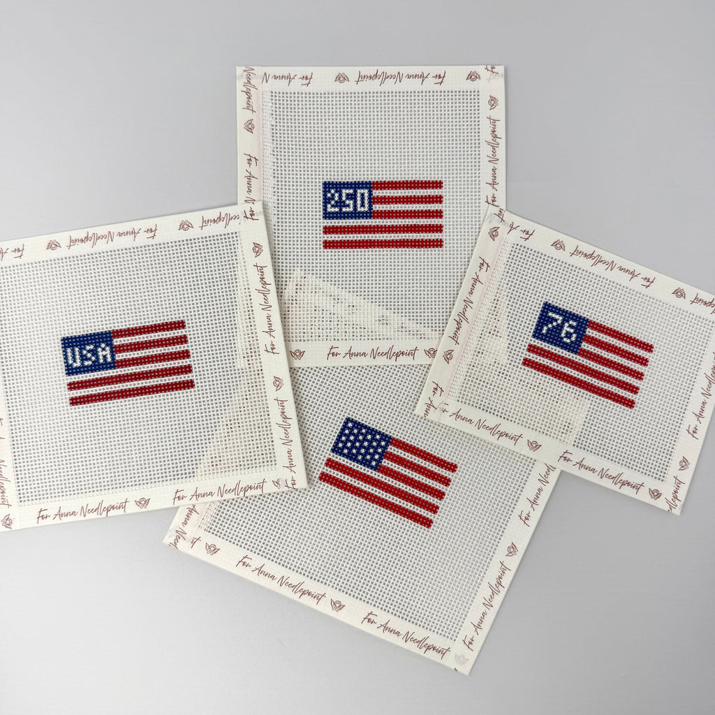 American Flag Mini 1776 Bag Charm
