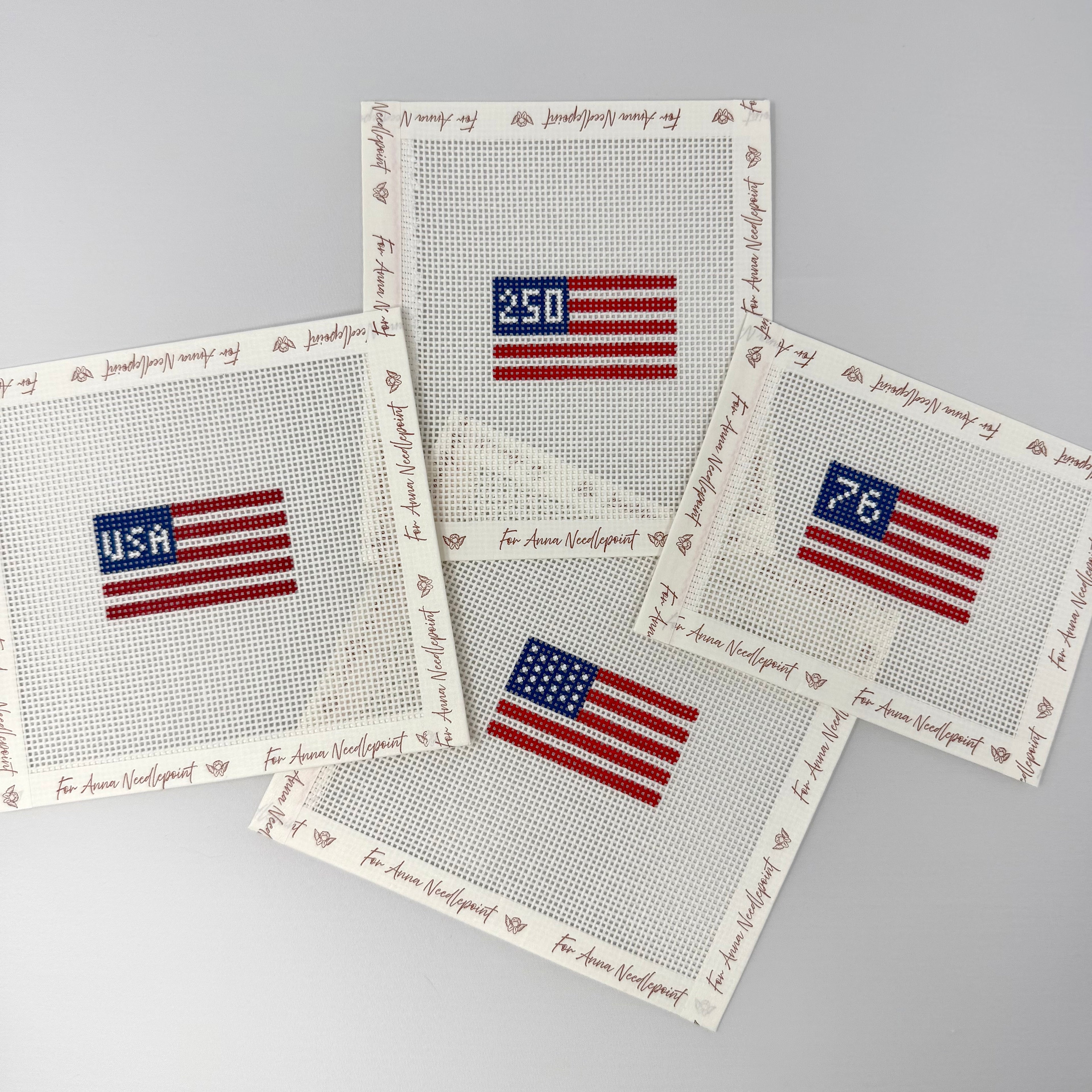American Flag Mini 1776 Bag Charm