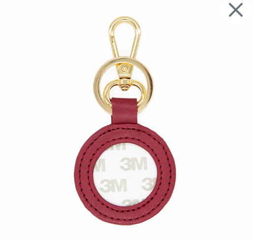 Self Finishing Leather Key Fob